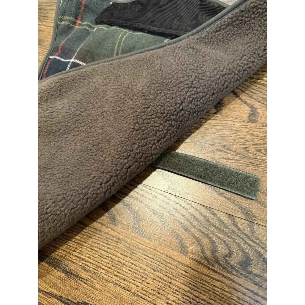 Barbour Wool Touch Fleece Lined Dog Coat Waterproof Sz M NEW $98